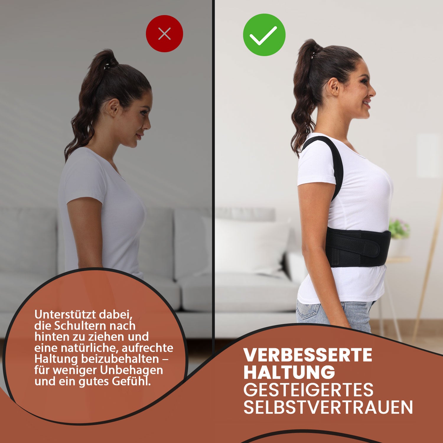 Haltungskorrektur fr besseren Rcken | Komfort & Stabilitt DONNER KRAFT Haltungskorrektur fr besseren Rcken | Komfort & Stabilitt DONNER KRAFT